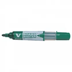 Pilot V Board Master Caja 10 Rotuladores para Pizarra Punta de Fibra 6mm Verde