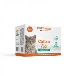 12x85gr Calibra Gato Adulto Pouch Sterilesed Multipack