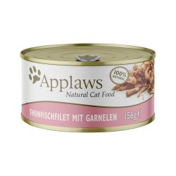 Applaws latas en caldo para gatos 6 x 156 g - Filete de atún y gambas