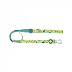 Dashi avocado correa de poliéster multicolor para perros