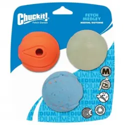 Set De s De Perro Para Tirar Y Buscar 3 Unidades M Chuckit