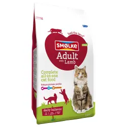 Smølke Comida para Gatos Adulto con Cordero - 4 kg