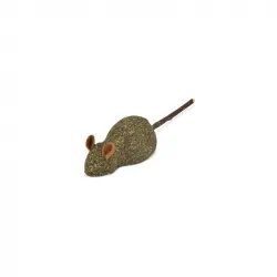 Raton Catnip Con Cola Silver Vine  Nayeco Para Gato 13 Cm 1 Unidad.