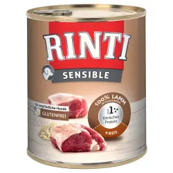 Rinti Sensible 6 x 800 g - Cordero y arroz