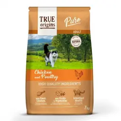 True Origins Pure Adult Pollo pienso para gatos