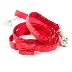 Correa para perros MacLeather roja S