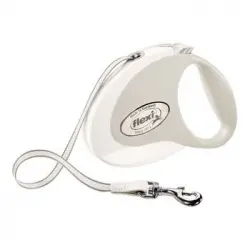 Correa Para Perro Flexi Style 3 M Talla S Blanco