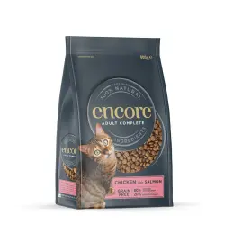 Encore Cat pollo con salmón pienso para gatos - 800 g