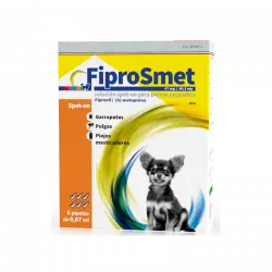 Fiprosmet pipetas antiparasitarias para Perros 6pip, Tipo Perros grandes