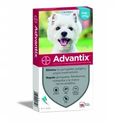 Advantix Perros de Raza Pequeña 4-10 kg 24 Pipetas