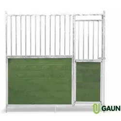 Panel frontal mixto color Gris y Verde