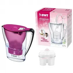BWT Penguin Electrónica Jarra Filtradora de Agua con Magnesio 2.7L Violeta