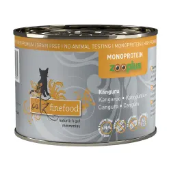 catz finefood Monoproteína zooplus 6 x 200 g - Canguro