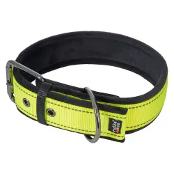 Collar Rukka® Form Soft amarillo para perros - S: 36 - 45 cm contorno de cuello, 40 mm de ancho