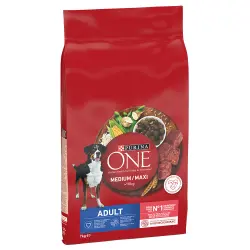 Purina One Medium/Maxi Adult vacuno y arroz - 7 kg