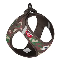 Arnés Curli Vest Clasp Air-Mesh camuflaje para perros - Talla 2XS: 30,2 - 33,8 cm de pecho