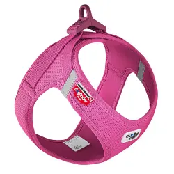 Arnés Curli Vest Clasp Air-Mesh fucsia para perros - Talla XS: 33,9 - 38,2 cm de pecho