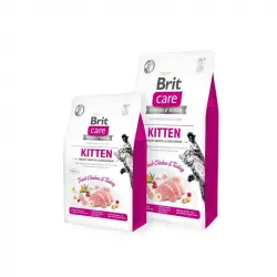 Brit care cat kitten healthy growth development pienso para gatos, Peso 2 Kg