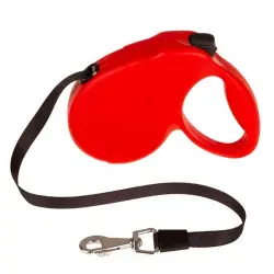 TK-Pet Correa Extensible Roja para perros