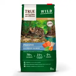 True Origins Wild Adult Pacific Salmón pienso para gatos