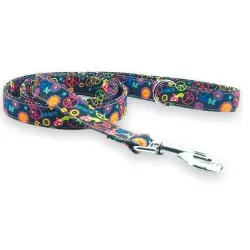 Galguita amelie peace and love correa multicolor para perros