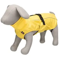 Impermeable y reflectante para perros color Amarillo