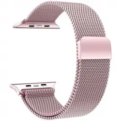 Ksix Correa Intercambiable de Metal Rosa para Series Urban y Apple Watch 42/44/45/49mm