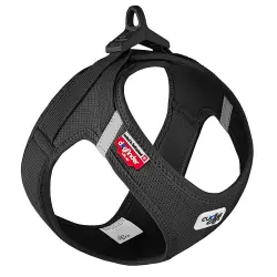 Arnés Curli Vest Clasp Air-Mesh negro para perros - Talla L: 49,1 - 55,4 cm de pecho