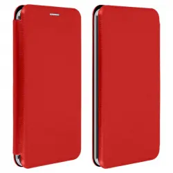 Avizar Funda Libro con Slide Roja para Smartphones de 5.4" a 6"