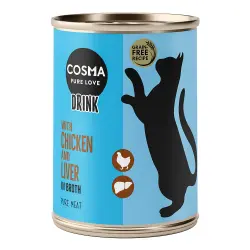 Cosma Drink bebida para gatos 6 x 100 g - Pollo e hídado de pollo