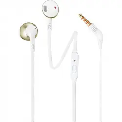 JBL Tune 205 Auriculares con Micrófono Oro/Blanco