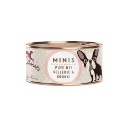 Terra Canis Mini 18 x 100 g - Pavo con apio y calabaza