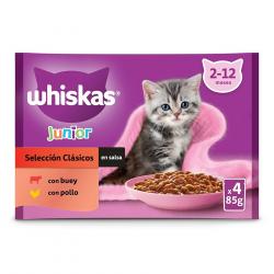 Whiskas Carnes Gelatina en Bolsita para Gatitos