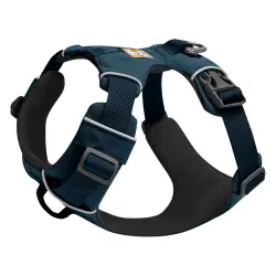 Arnés para perros Ruffwear Front Range, Blue Moon - Tallas L-XL: 81 - 107 cm de perímetro torácico, An 29 mm