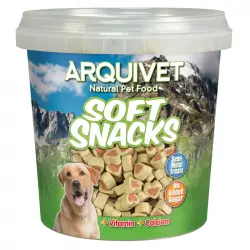 Arquivet Soft Snacks Corazones Salmón y Arroz 800 GR