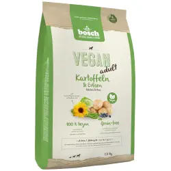 bosch HPC Adult Vegan, con patatas y guisantes pienso para perros - 2,5 kg