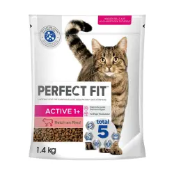 Perfect Fit Active 1+ rico en vacuno - 1,4 kg