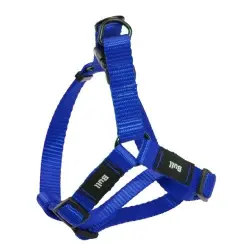 Petral de nylon liso para perros color Azul