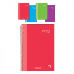 Sam Pacsa Premium Extra Cuaderno A4 Microperforado 4 Unidades Colores Surtidos