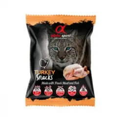 Alpha Spirit Snacks De Pavo Para Gato 24 Bolsas X 50g