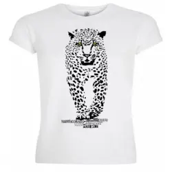 Camiseta manga corta hombre jaguar color Blanco