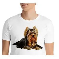 Mascochula camiseta hombre personalizada con tu mascota blanco