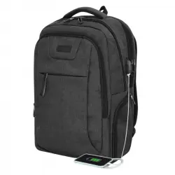 Subblim Air Padding Backpack Mochila Negra para Portátil hasta 16"