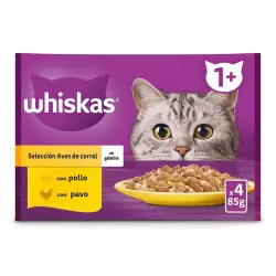 Whiskas Selección Aves Gelatina en Bolsita para Gatos Adultos - Multipack