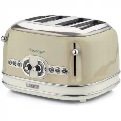 Ariete Vintage Tostadora 4 Rebanadas 1600W Beige