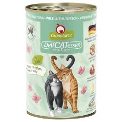 GranataPet DeliCatessen 6 x 400 g - Caza y atún