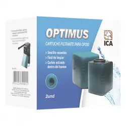 Carga FOAMEX + Carbón para OPTIMUS 200. 2 UNIDADES