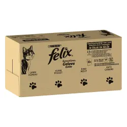 Jumbopack Felix Sensations 120 x 85 g - Selección en gelatina