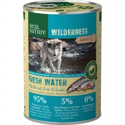 Real Nature Wilderness Latas Perros Adultos Pescado, Unidades 1 x 6 Latas 400 gr