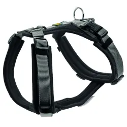 Arnés HUNTER Maldon negro para perros - 60 - 91 cm de perímetro de pecho, 2,5 cm de ancho